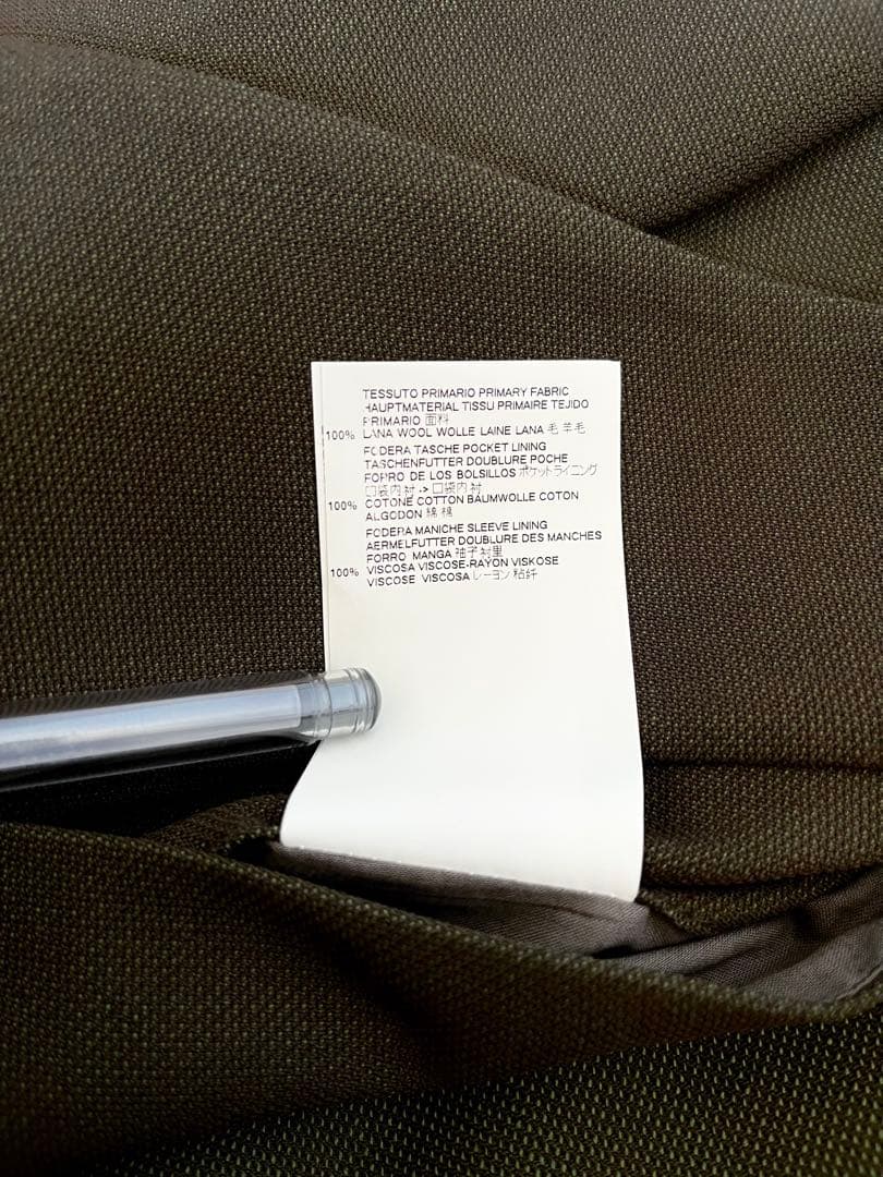 【新品未使用／限定セール中】メゾンマルジェラ ノーカラージャケット 46 カーキ