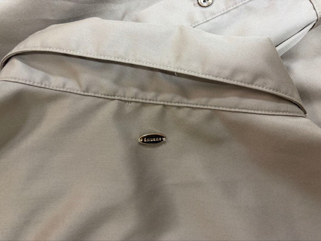 anuans スタンダードシャツ ベージュ