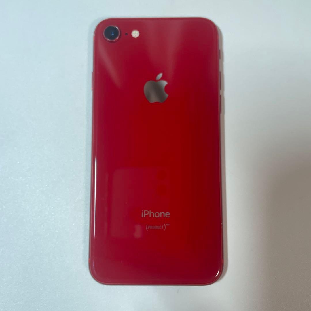 iPhone 8 レッド 64GB 付属品付