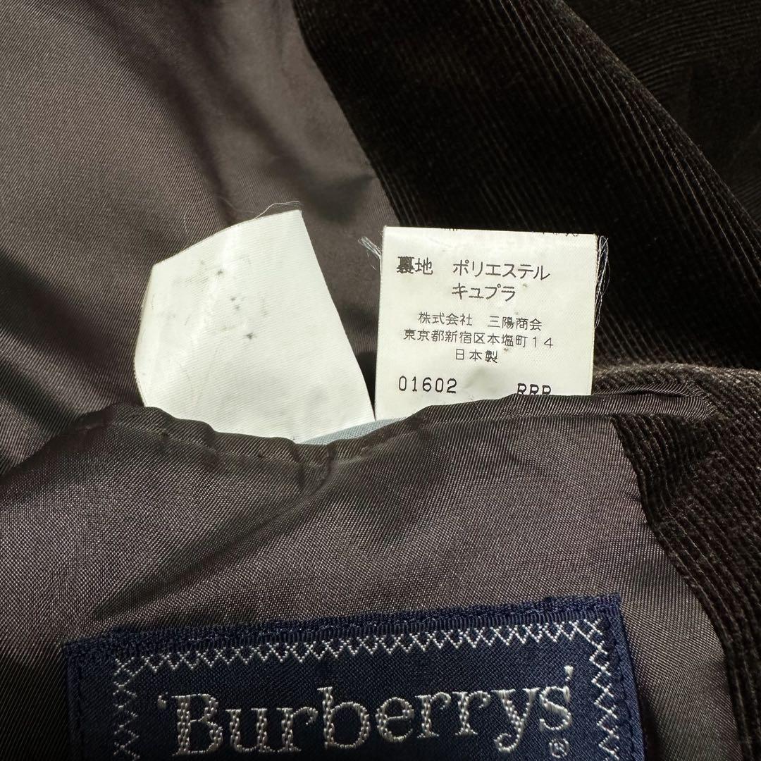 ✨BURBERRY バーバリー コーデュロイ テーラードジャケット L✨