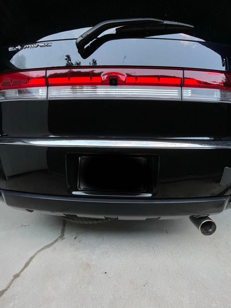 デリカd5 リアメッキガーニッシュ純正パーツ三菱