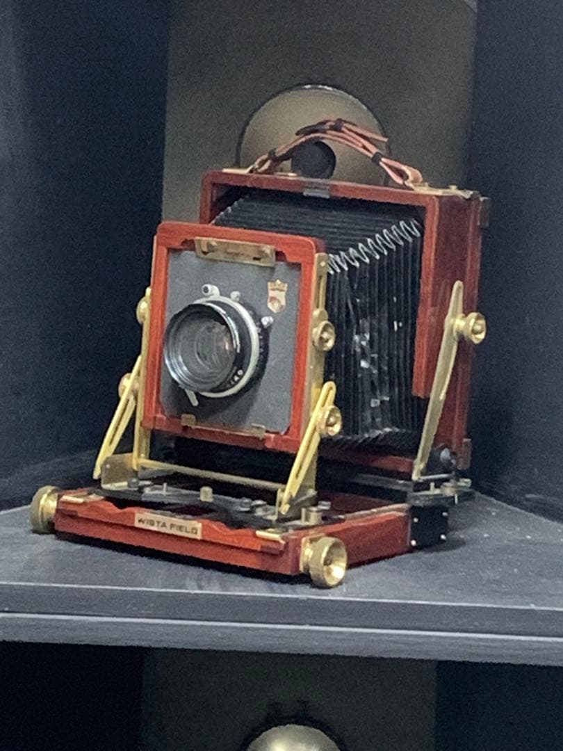 大判カメラ 木製 折りたたみ式