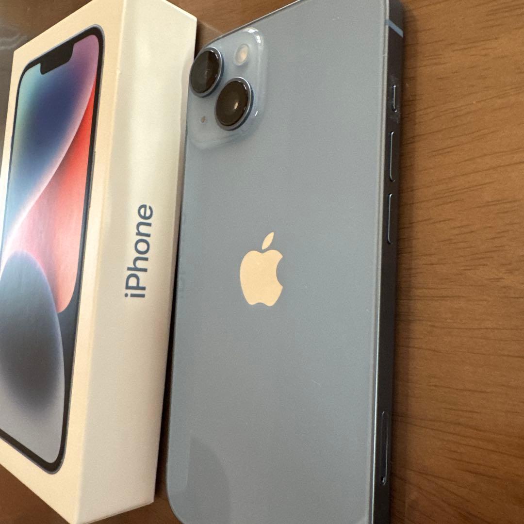 Apple iPhone 14 128GB 箱/充電ケーブル/ケース付