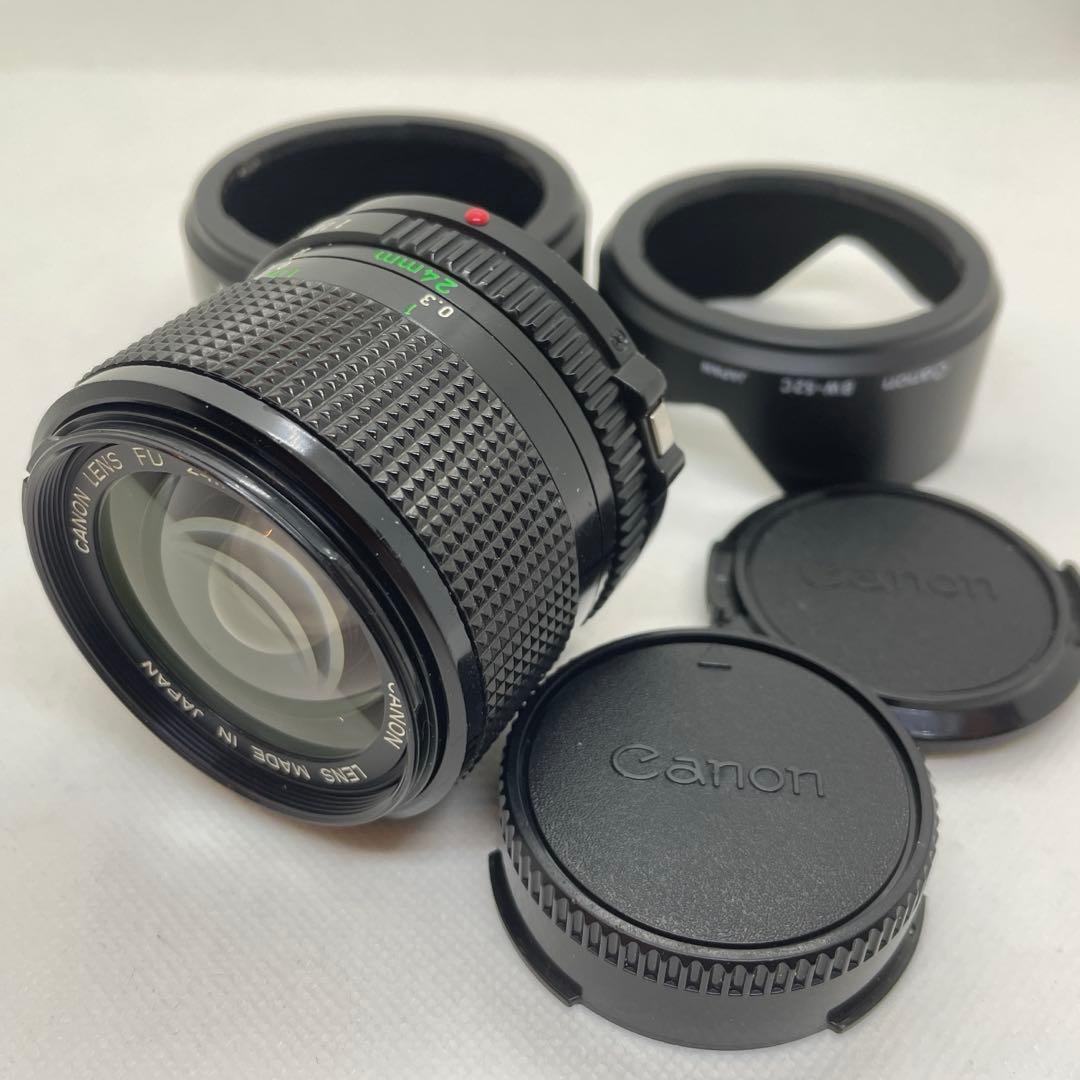 Canon FD 24mm f/2 レンズ