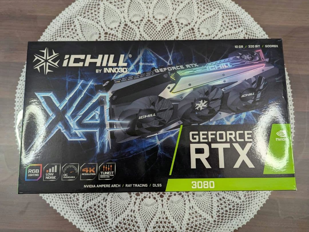 iCHILL by INNO3D GeForce RTX 3080可動品