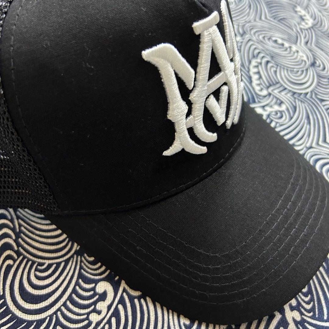 AMIRI コットン メッシュ MA ロゴキャップ