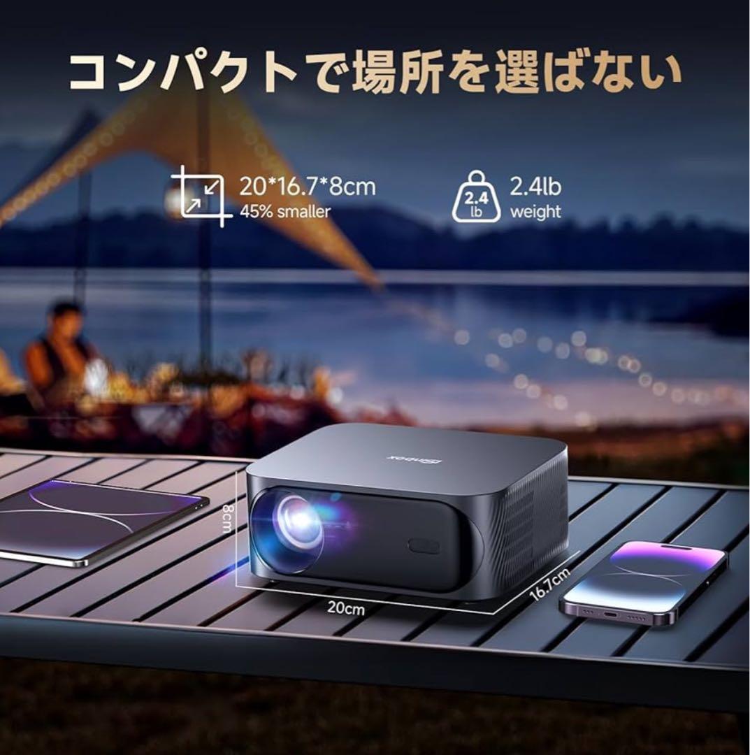 プロジェクター　家庭用　小型　公式認定アプリ　iSinbox DoIby