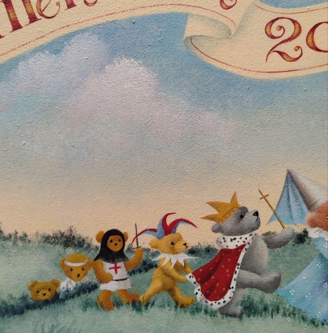 トールペイント特大作品　ベアの行進ミレニアム