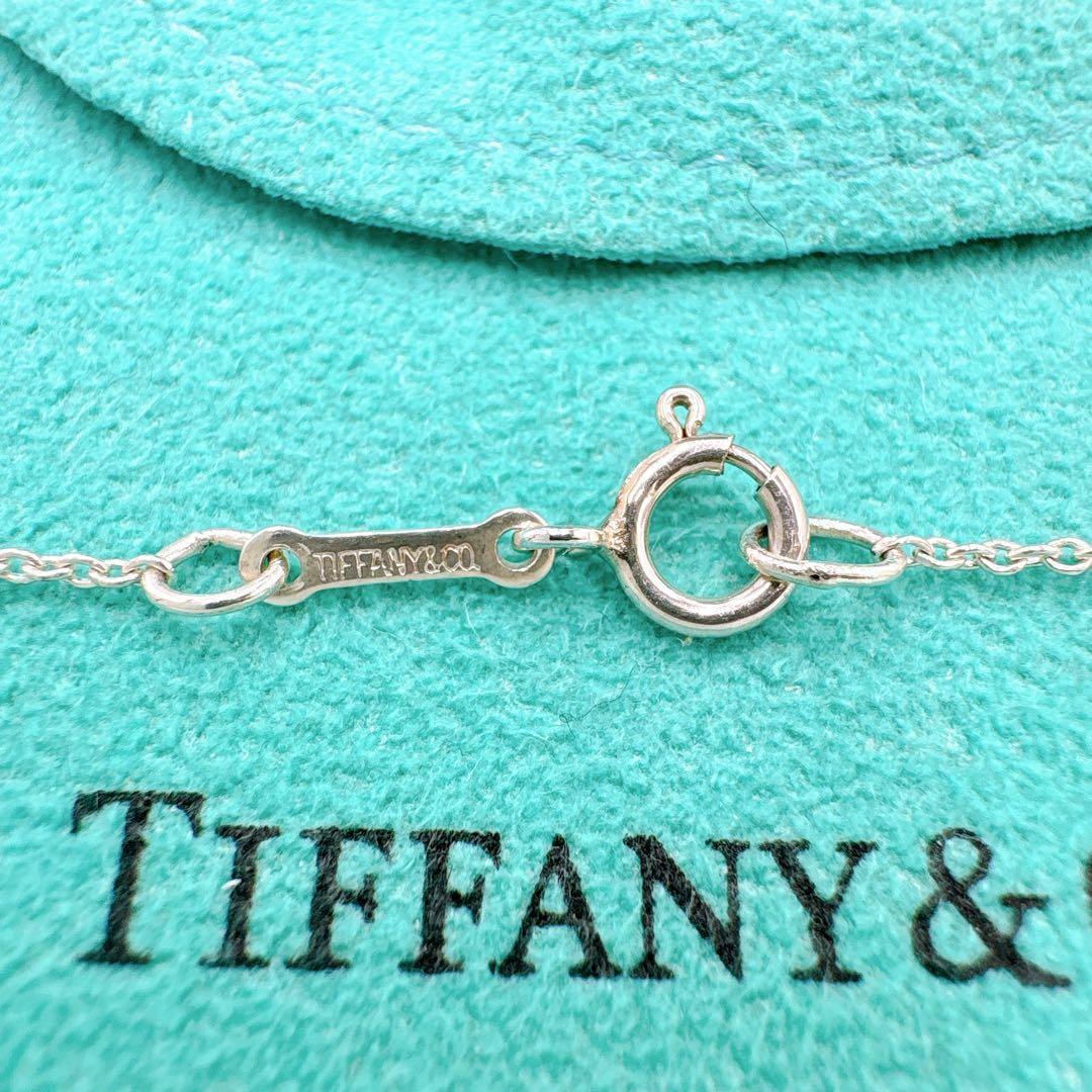 極美品 オールドティファニー ビーン ラージ ネックレス シルバー925