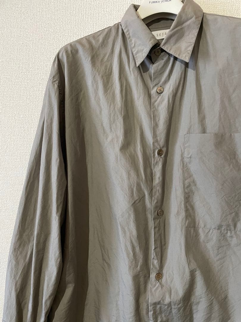 seya.／セヤ ポプリンシャツ　レギュラーカラーシャツ