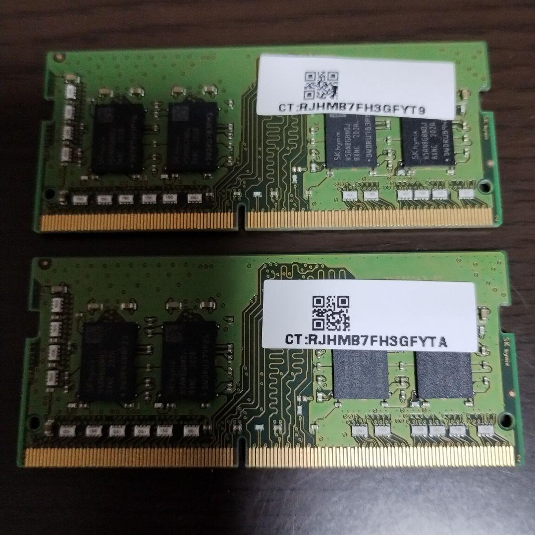 SK hynix 8GB✕2 16GB DDR4 PC4-3200AA メモリ