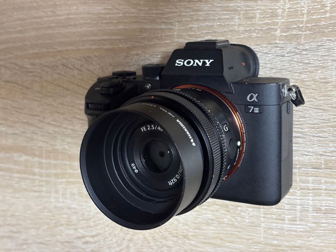 SONY α7 III ミラーレス一眼 FE 2.5/40 Gレンズ付き 箱あり