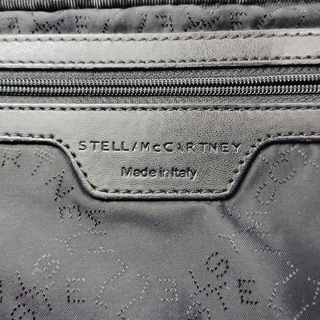 美品 ステラマッカートニー ウエストポーチ ボディバッグ 黒 ブラック 虹