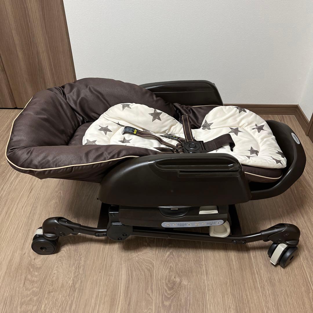 コンビ ネムリラ4キャス オートスウィング 電動ハイローチェア 説明書付き