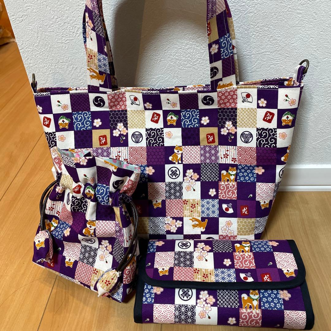 専用　長財布　やりくり財布　ハンドメイド　トートバッグ　巾着袋