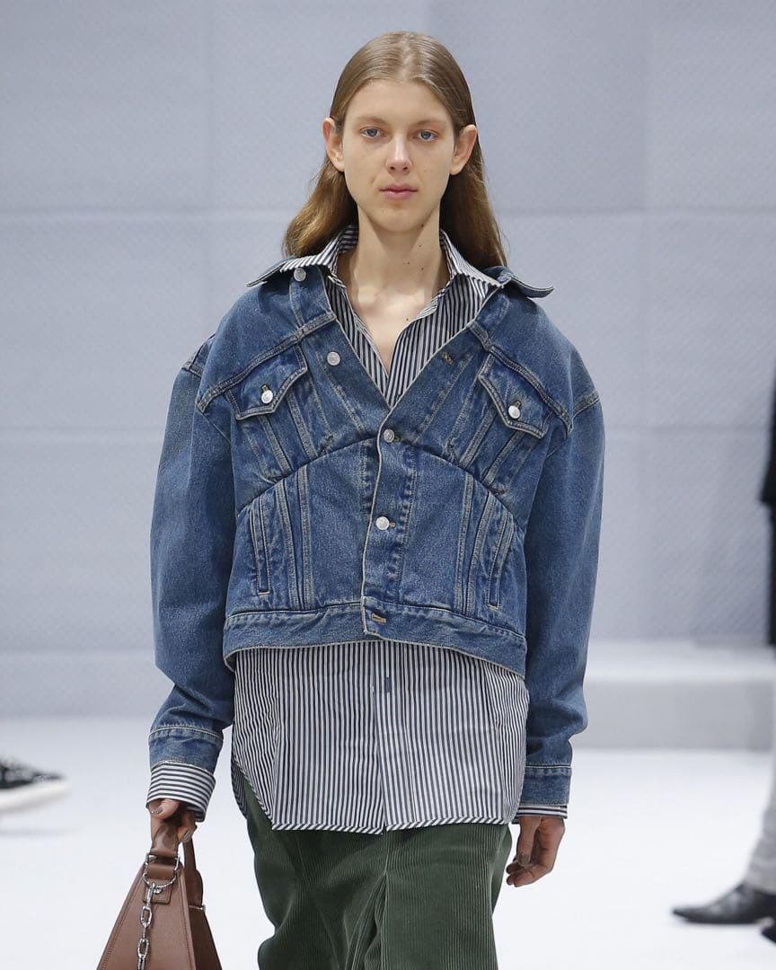 バレンシアガ スウィング　デニムジャケット