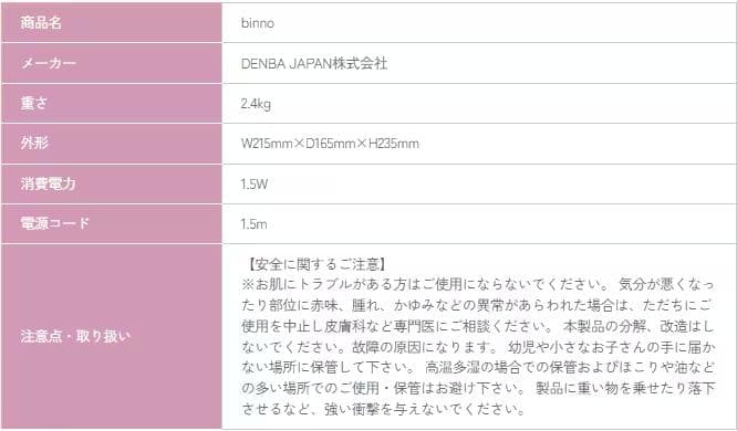 binnno（ビーノ）8-BN　コスメボックス　中古品