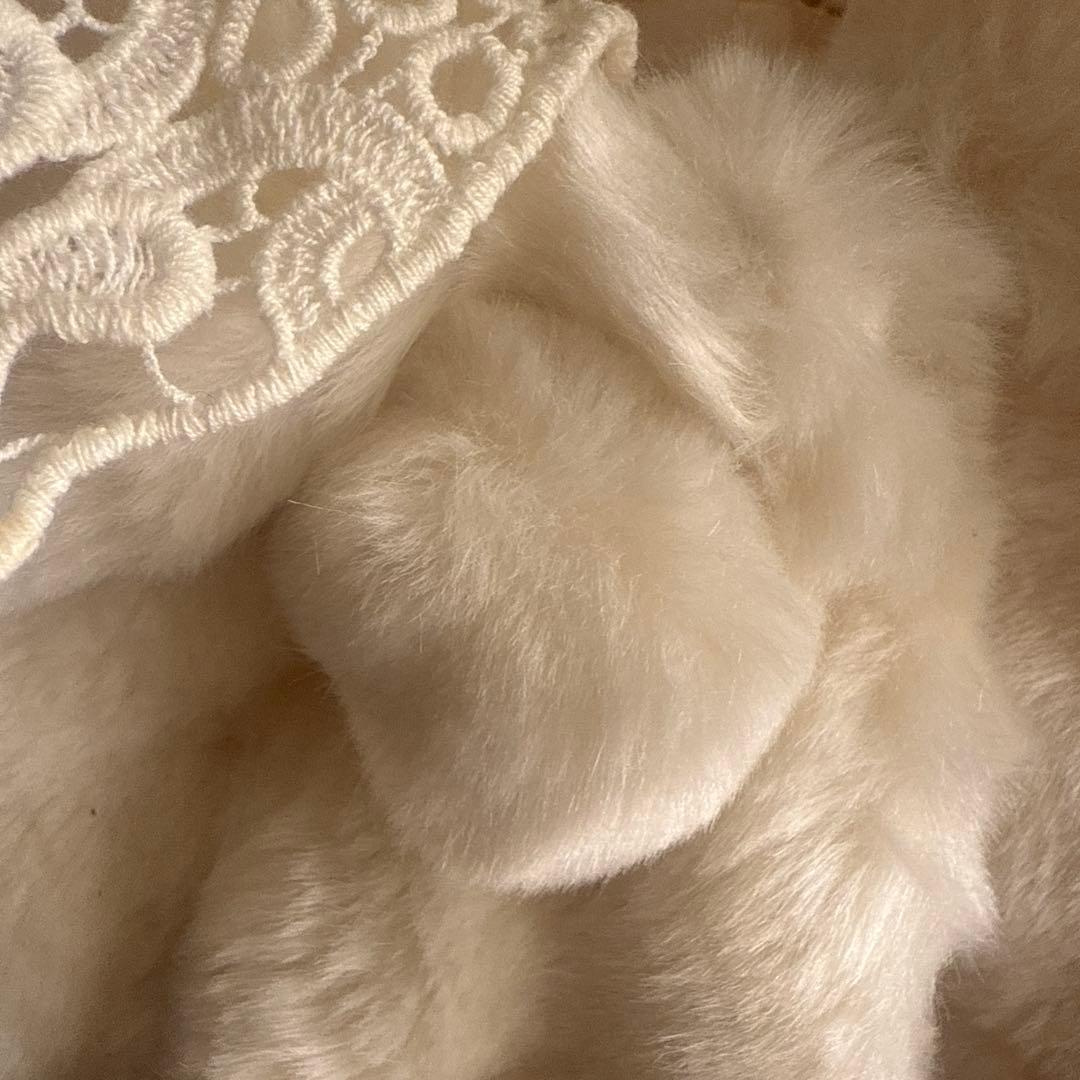 リズリサ フェイク ファー コートLIZ LISA レース ショート タグ付き