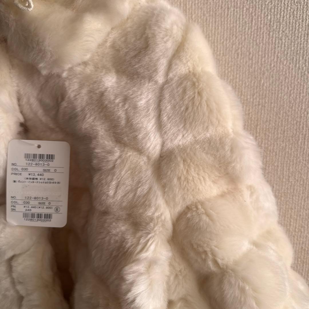 リズリサ フェイク ファー コートLIZ LISA レース ショート タグ付き