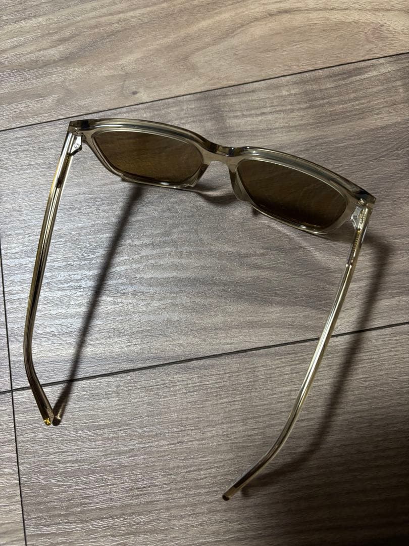 SAINT LAURENT サンローラン　クリアフレーム スクエアサングラス