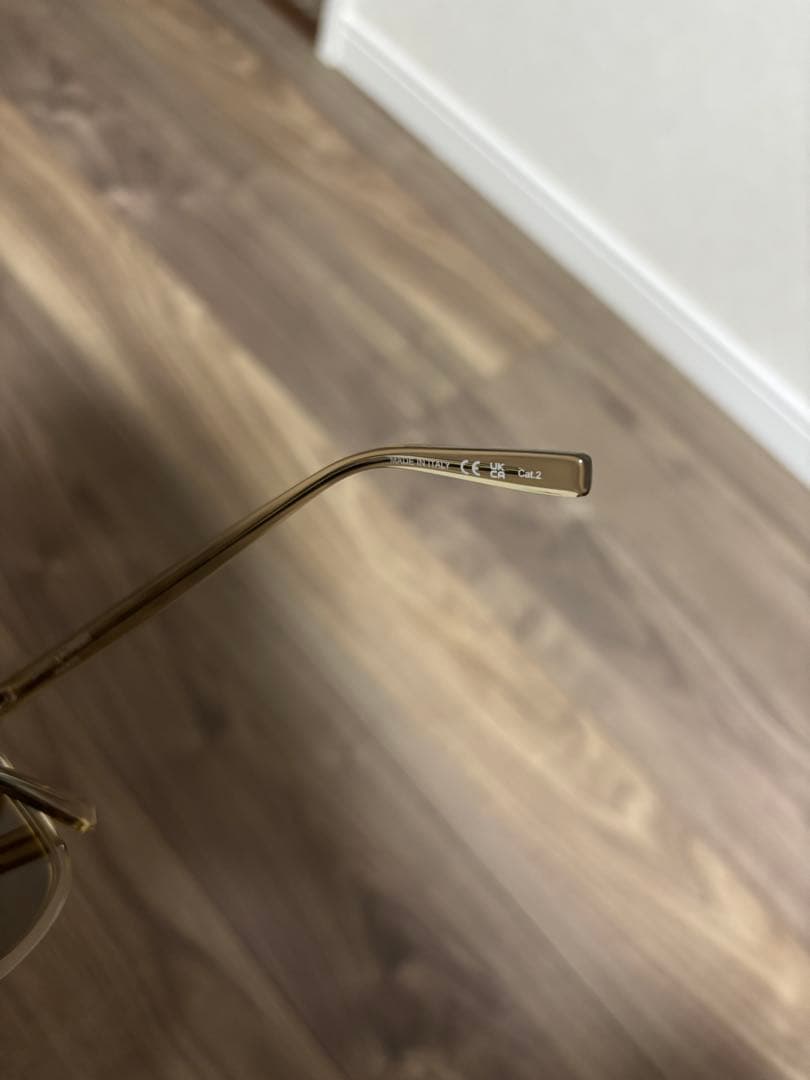 SAINT LAURENT サンローラン　クリアフレーム スクエアサングラス