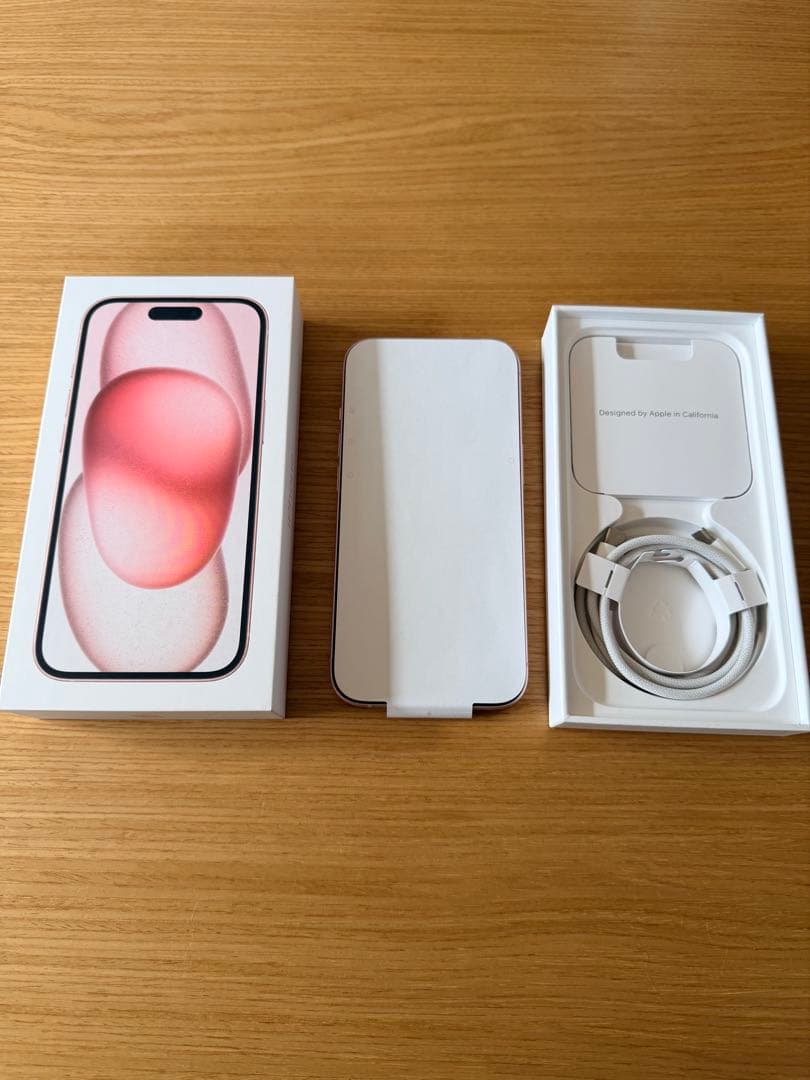 Apple iPhone 15 128G ピンク 本体　バッテリー状態86%