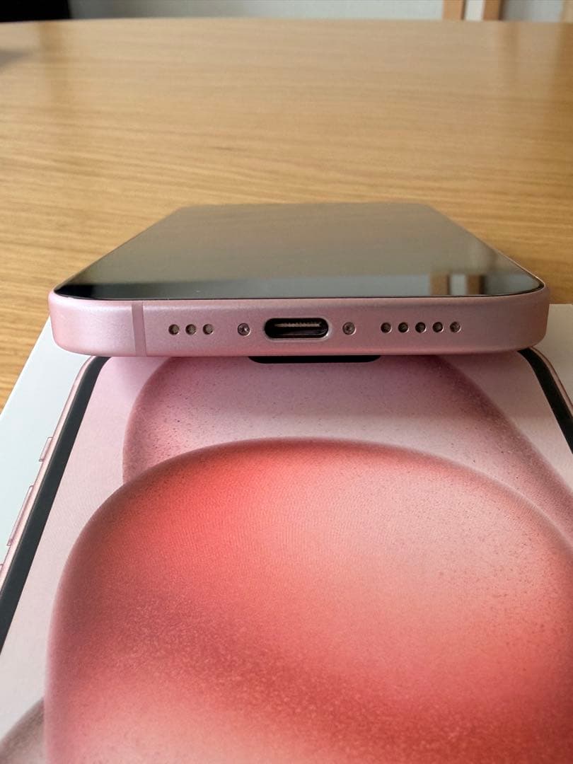 Apple iPhone 15 128G ピンク 本体　バッテリー状態86%