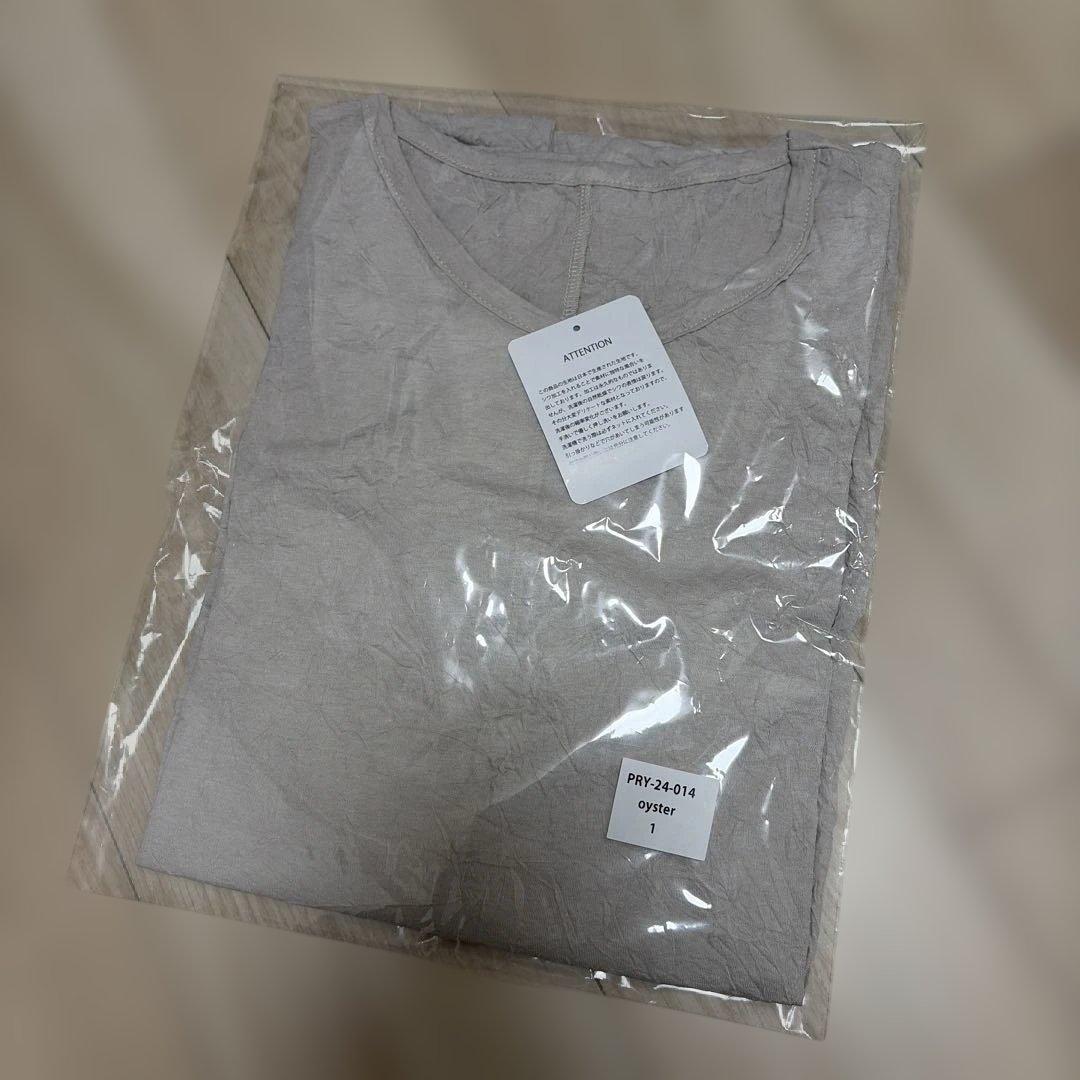 トップス pry Craft Fabric Layered L/S T-shirt