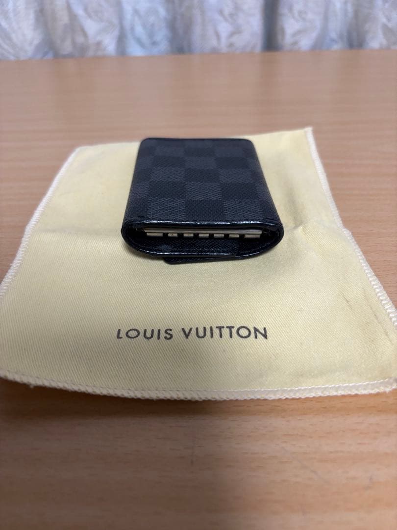 LOUIS VUITTONダミエグラフィットミュルティクレ6連キーケースUSED