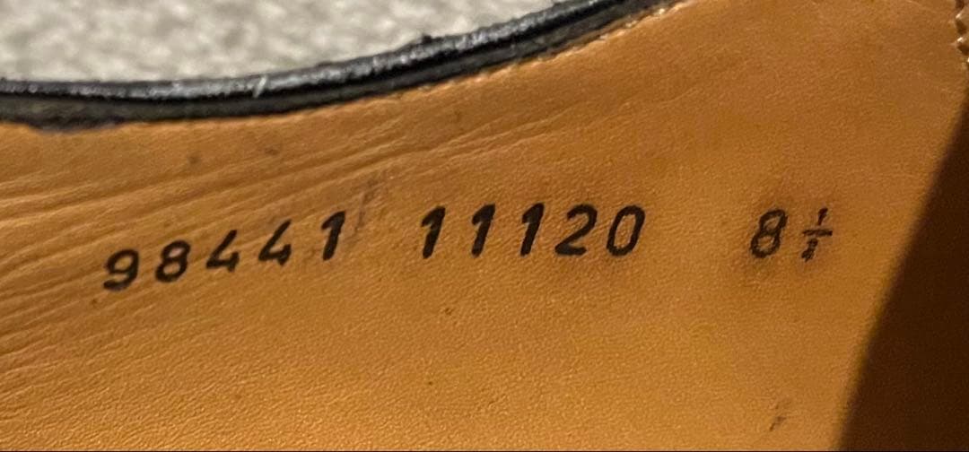 ジャランスリワヤ ストレートチップ 8 1/2 デザイン