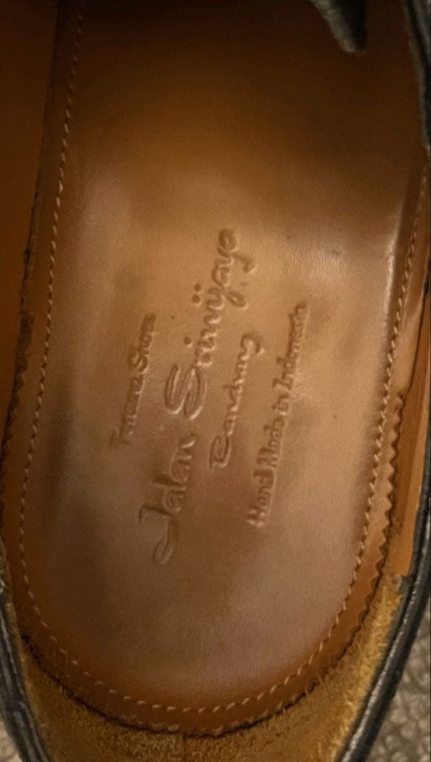 ジャランスリワヤ ストレートチップ 8 1/2 デザイン