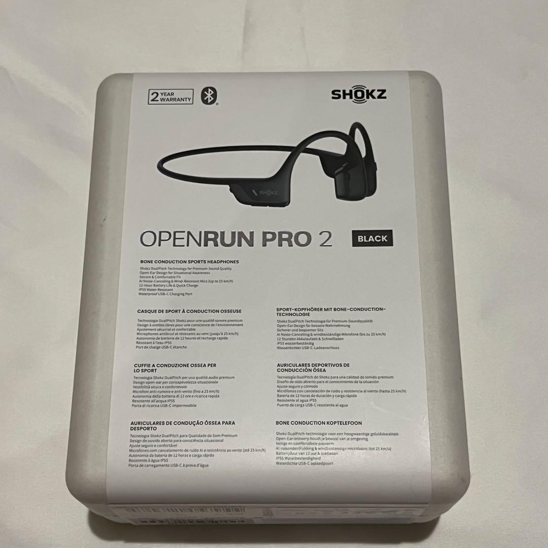 SHOKZ OPENRUN PRO2 ブラック