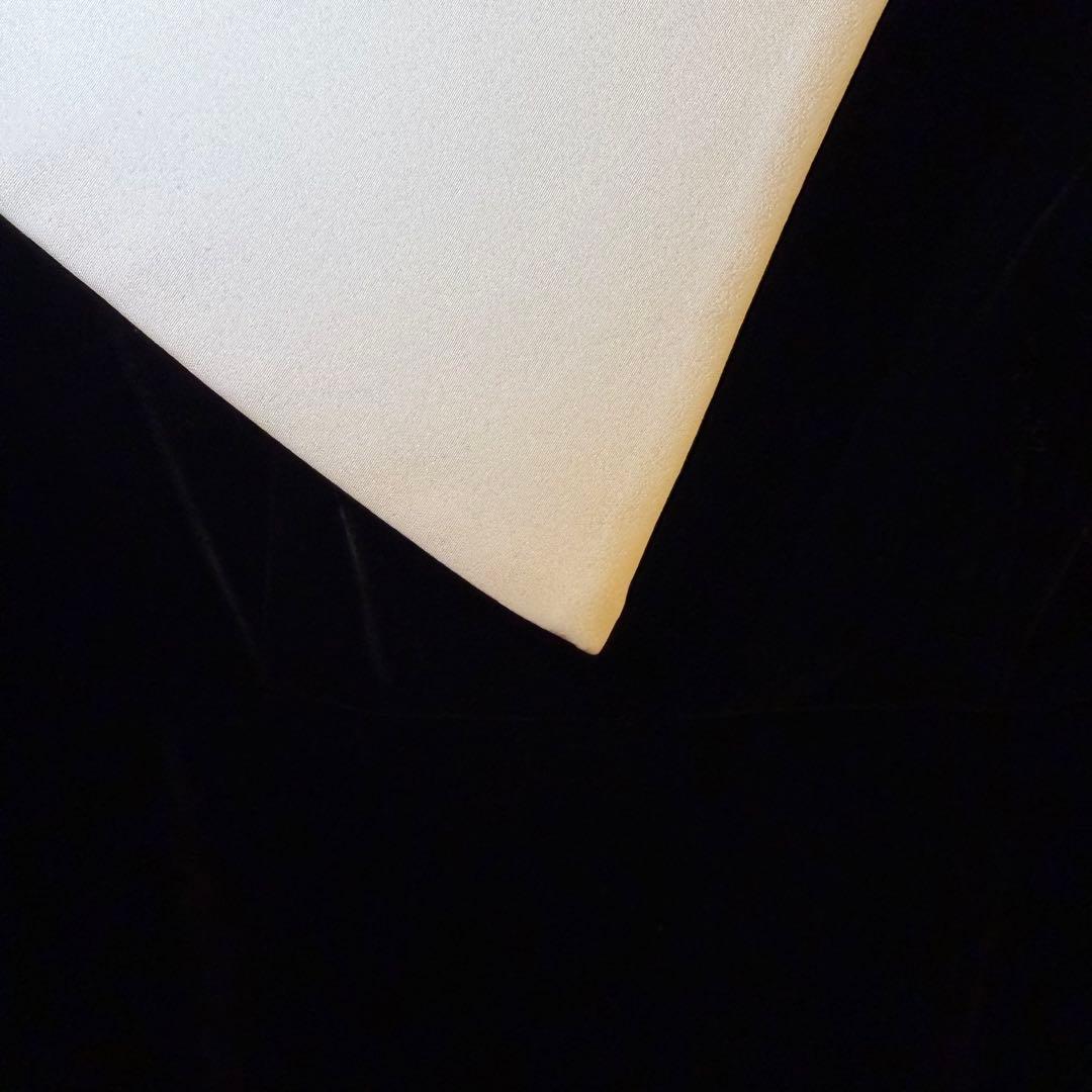 leja アシンメトリービッグカラーベロアマーメイドワンピースドレス