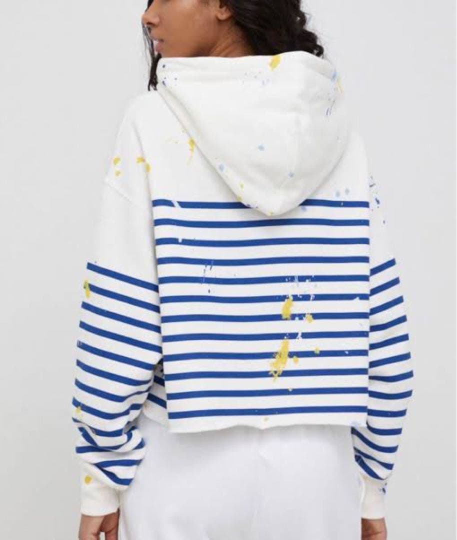 【新品】ポロラルフローレン大人気ペイントショートパーカー 裏起毛