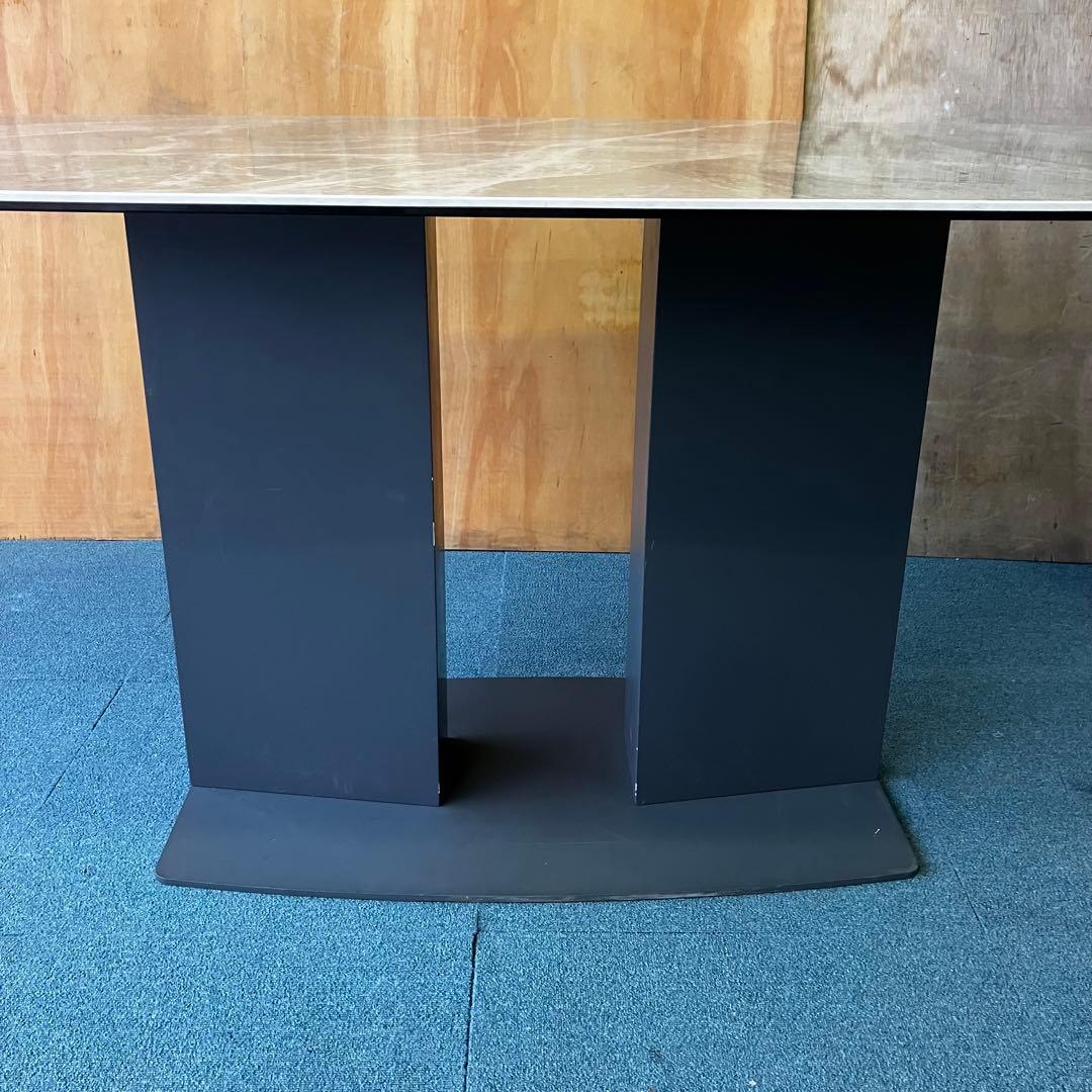 4人用 幅160cm セラミック ダイニングテーブル 大理石調 スフレ