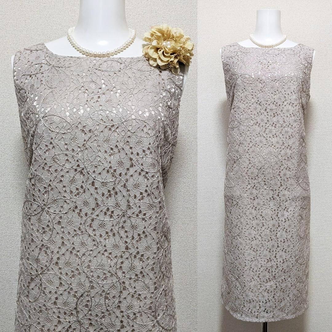 ♪【新品】エモーショナルドレッシーズ　 東京ソワール　ワンピース　白系