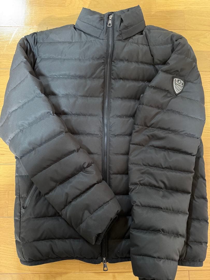 EA7 ダウンジャケット　ブラック