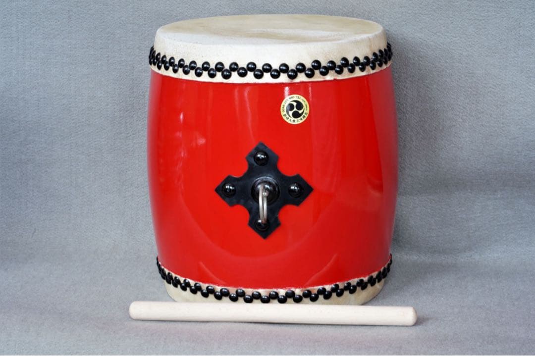 アレフ 【新品未使用・送料無料】沖縄県産エイサー太鼓 バチ付