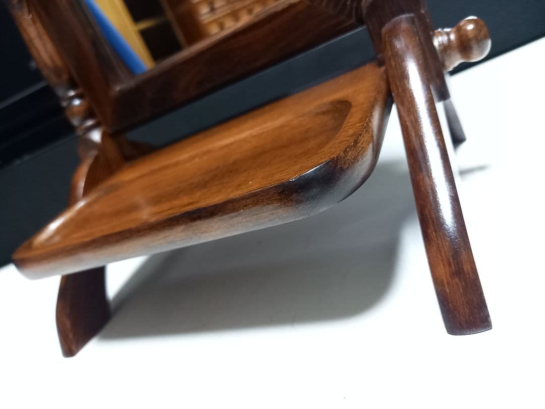 ココナッツ　様売約済　1970's　コロニアルウッド　テーブル　スタンド　ミラー