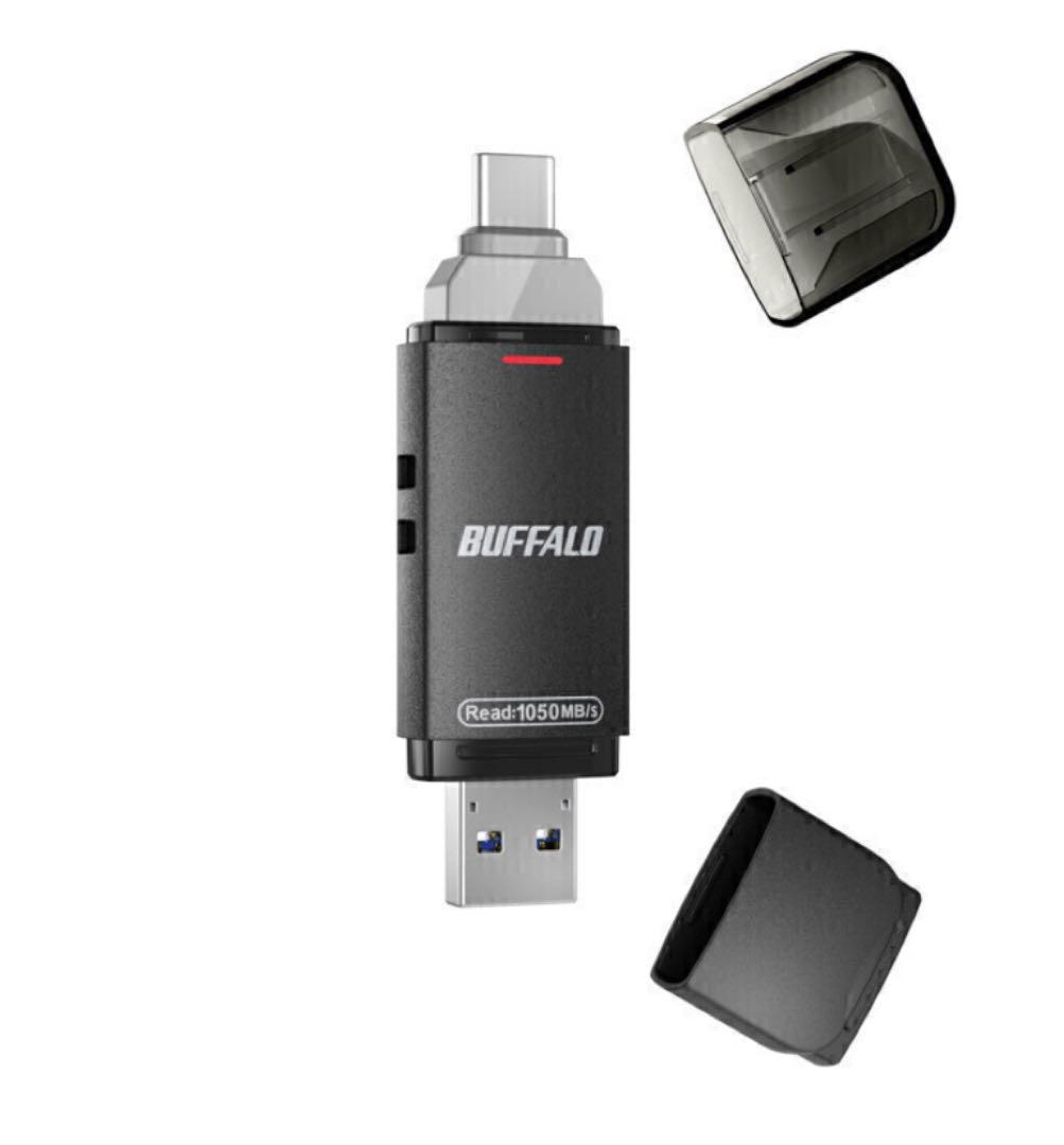 【新品未開封】BUFFALO 2TB 外付けSSD USB Type-C