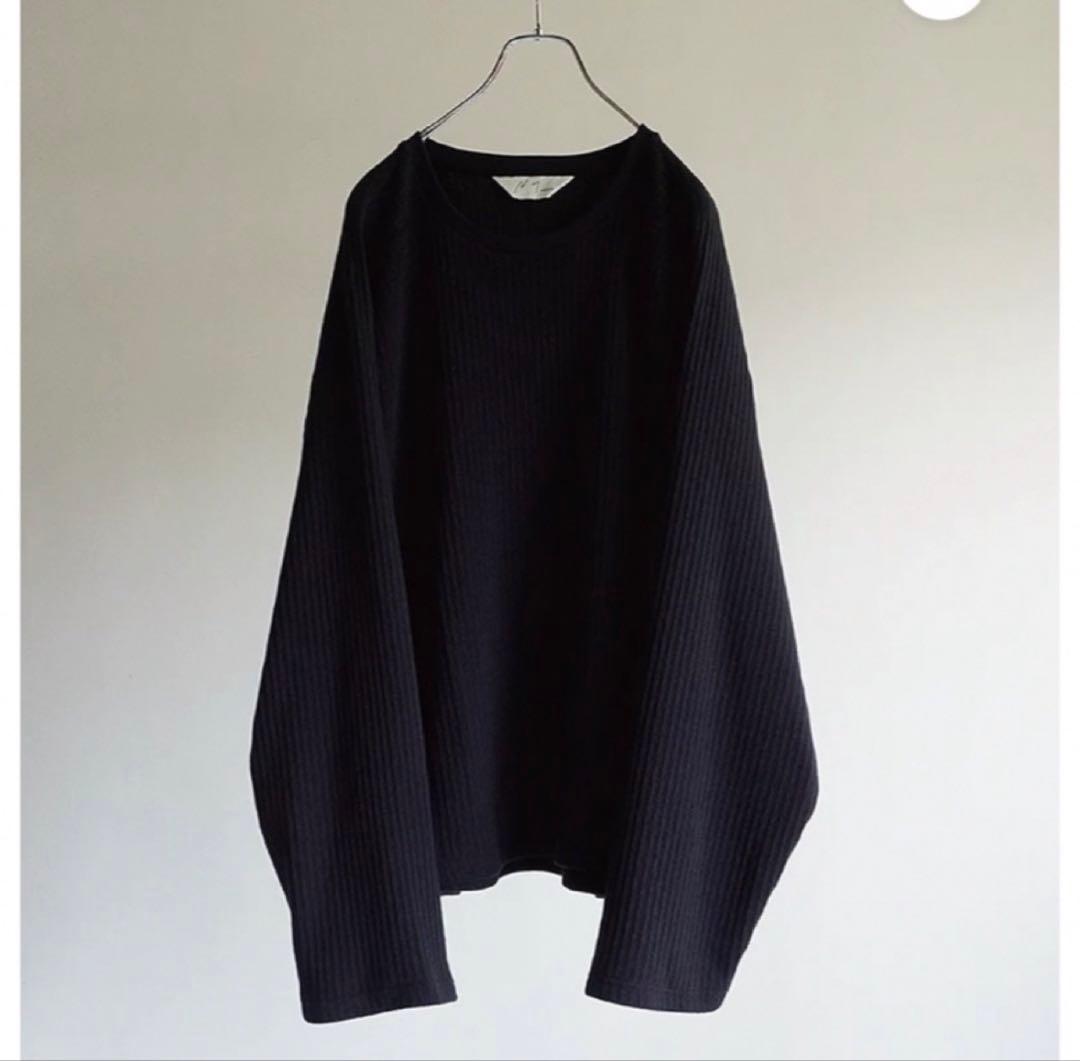 ANCELLM アンセルムOVER RIB LS T-SHIRT