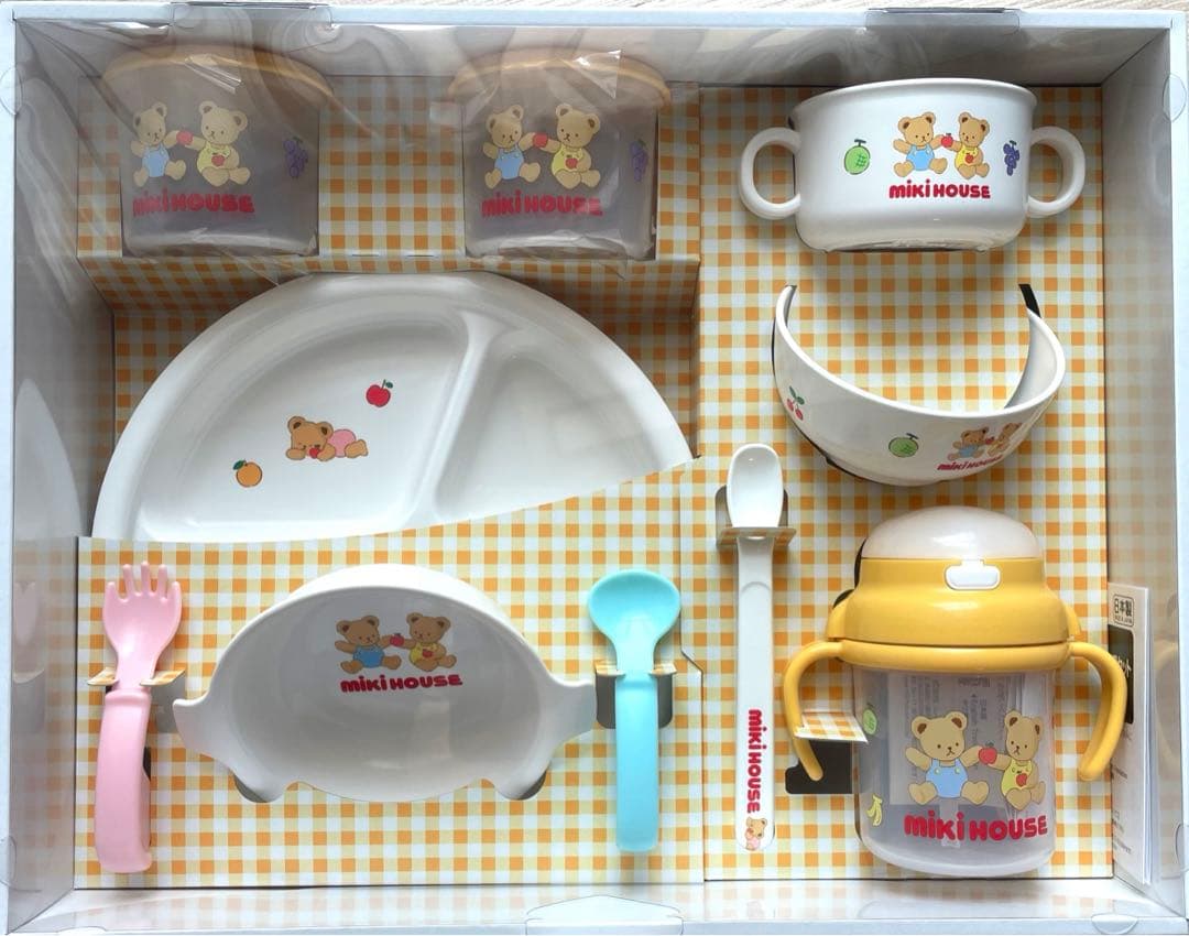 【新品未使用未開封】TABLEWARE SET ミキハウス テーブルウェアセット