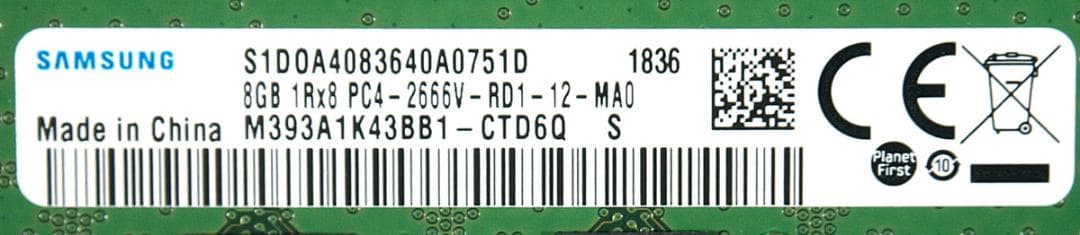 HP純正メモリ 8GBx4 計32GB PC4-2666 ECC Reg AW