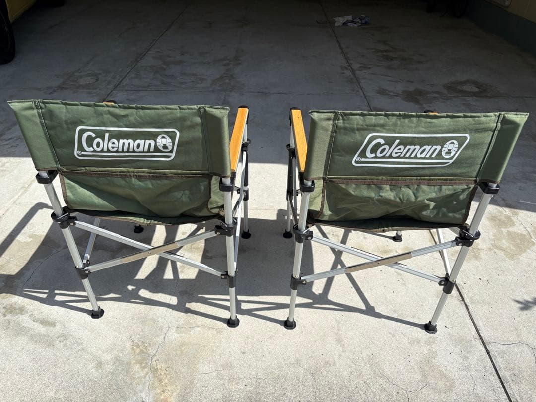 コールマン　ツーウェイキャプテンチェア　グリーン　2脚セット