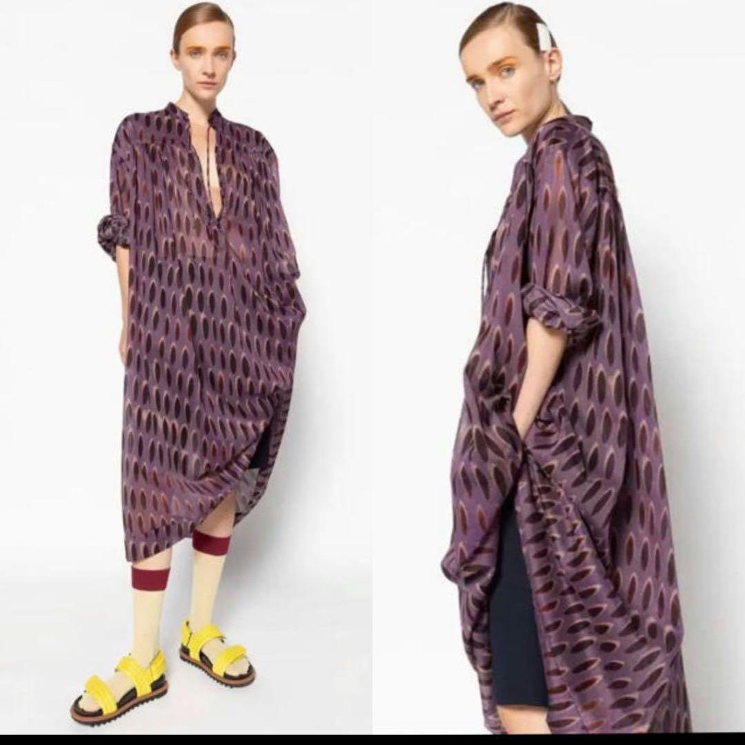 ドリス レン・ライ Len Lye シフォンドレス カフタン 328