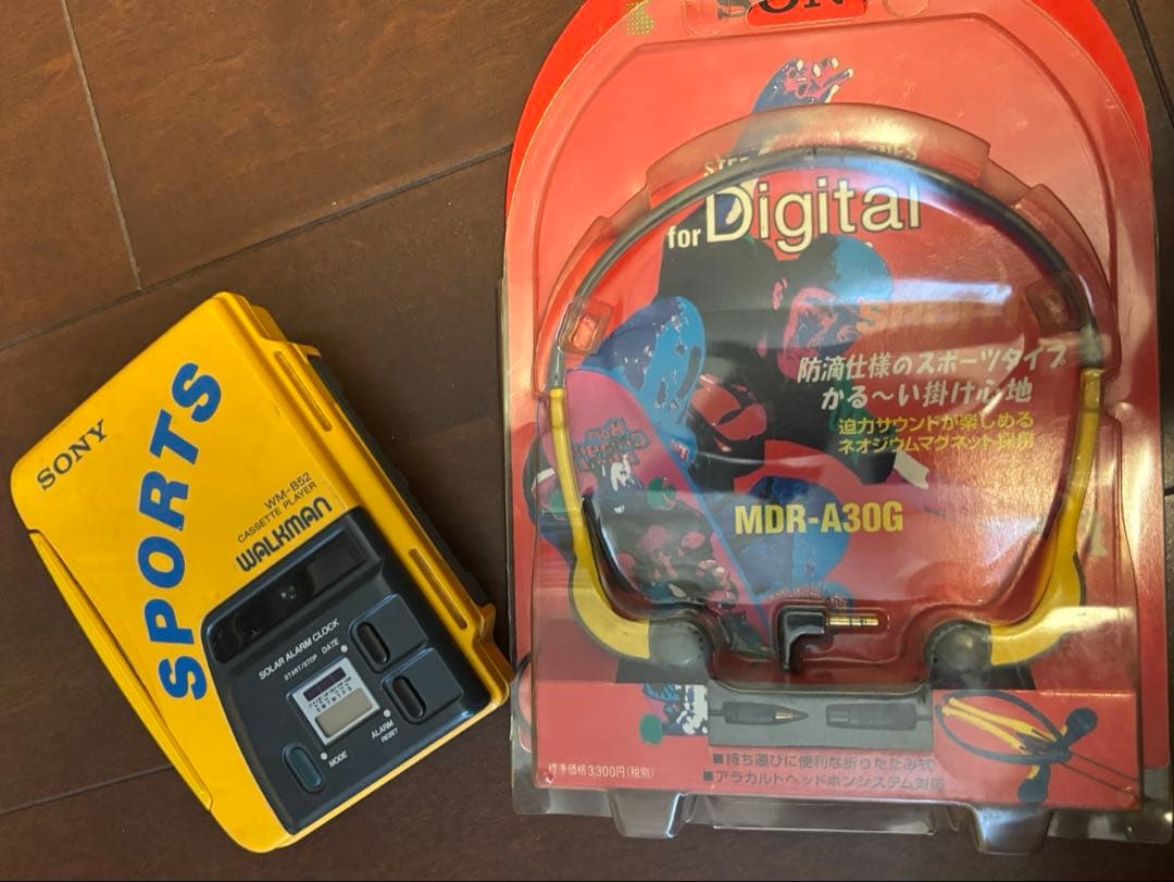 SONYSPORTS WALKMAN WM-B52+ ヘッドホンMDR-A30G