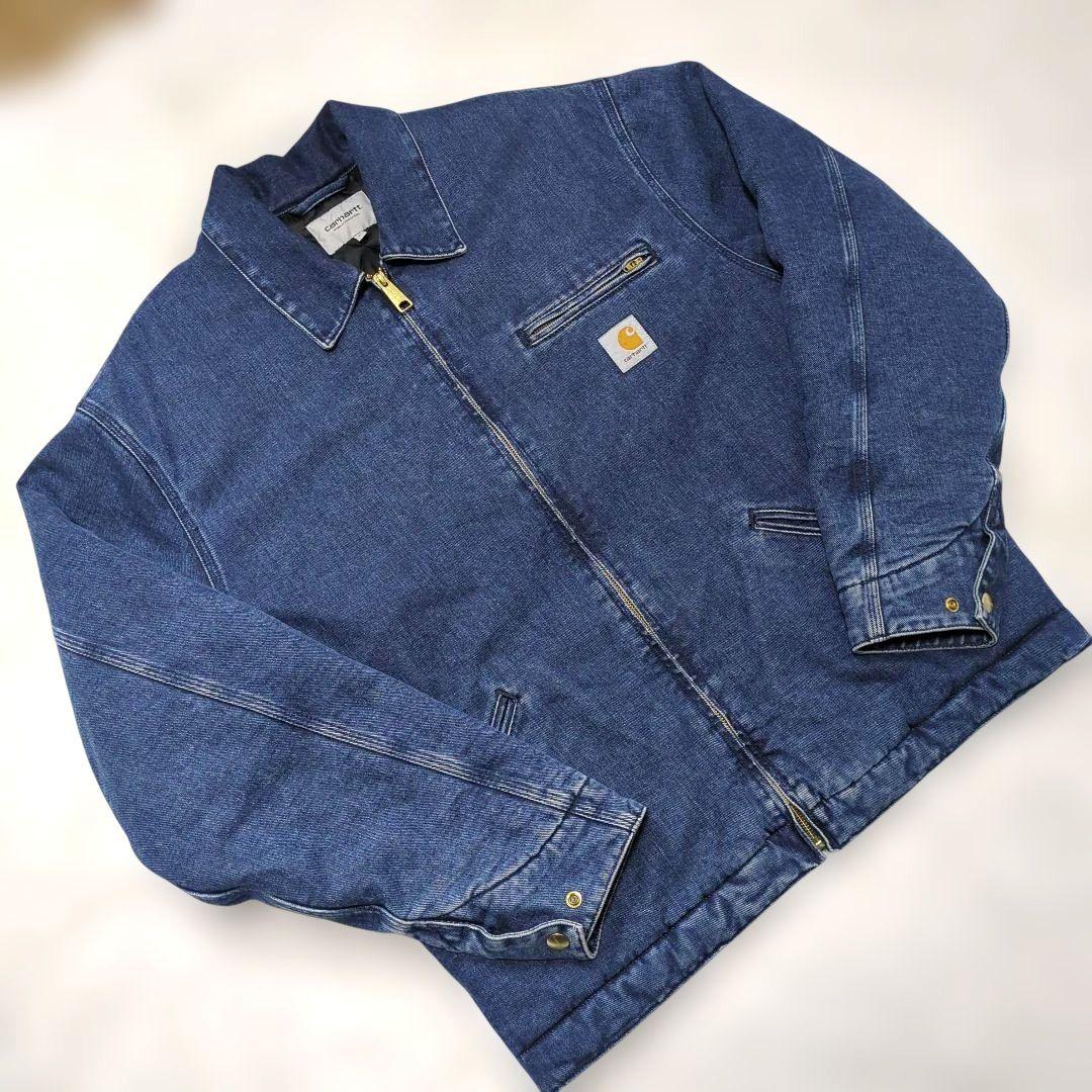 極美品 carhartt WIP OG デトロイト ジャケット デニム L
