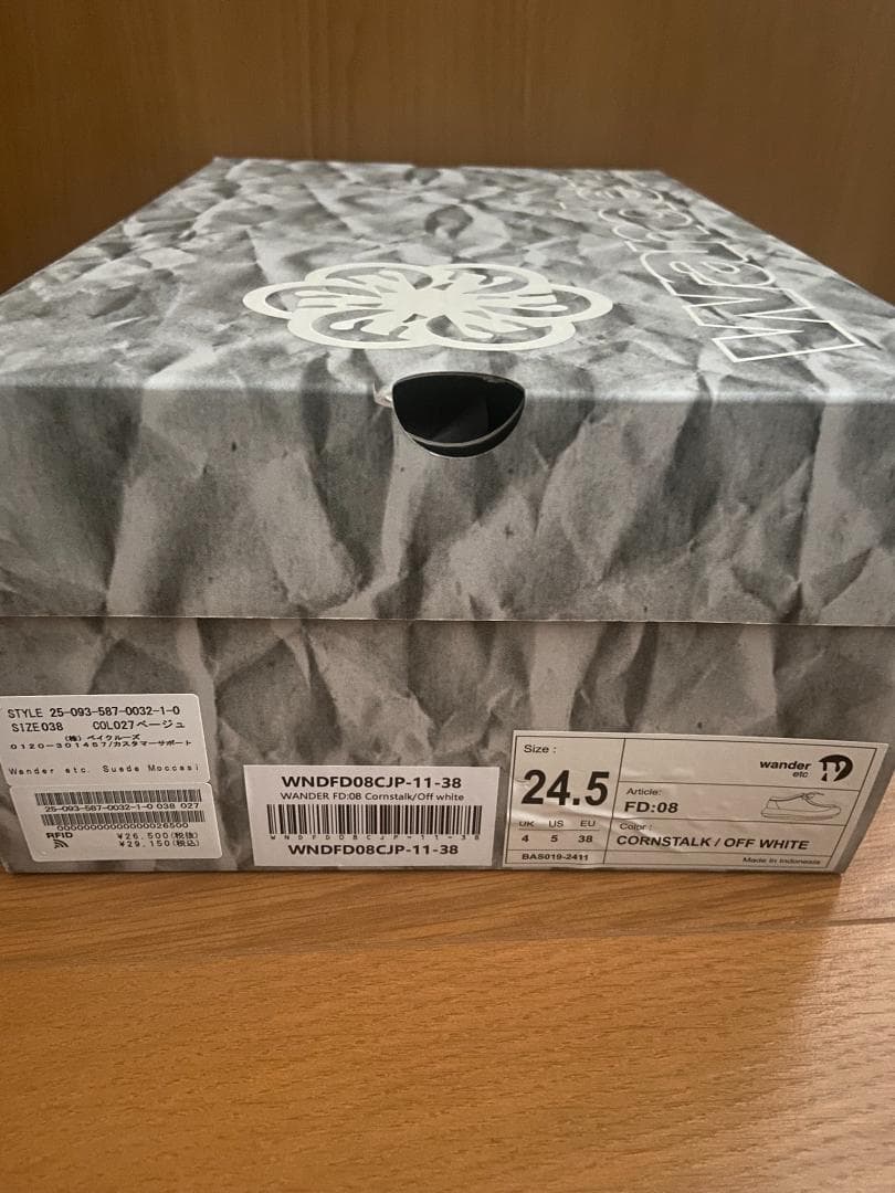 AP STUDIO　Wander etc. スエードモカシン　ベージュ38サイズ