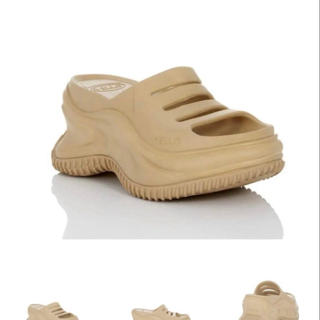 YELLO TERRA PLATFORM SANDALS M LANA着用