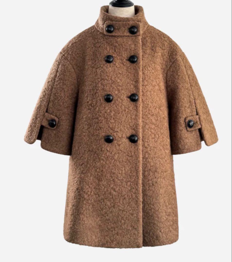 美品　シェリエ　クラシカルコート　キャメル